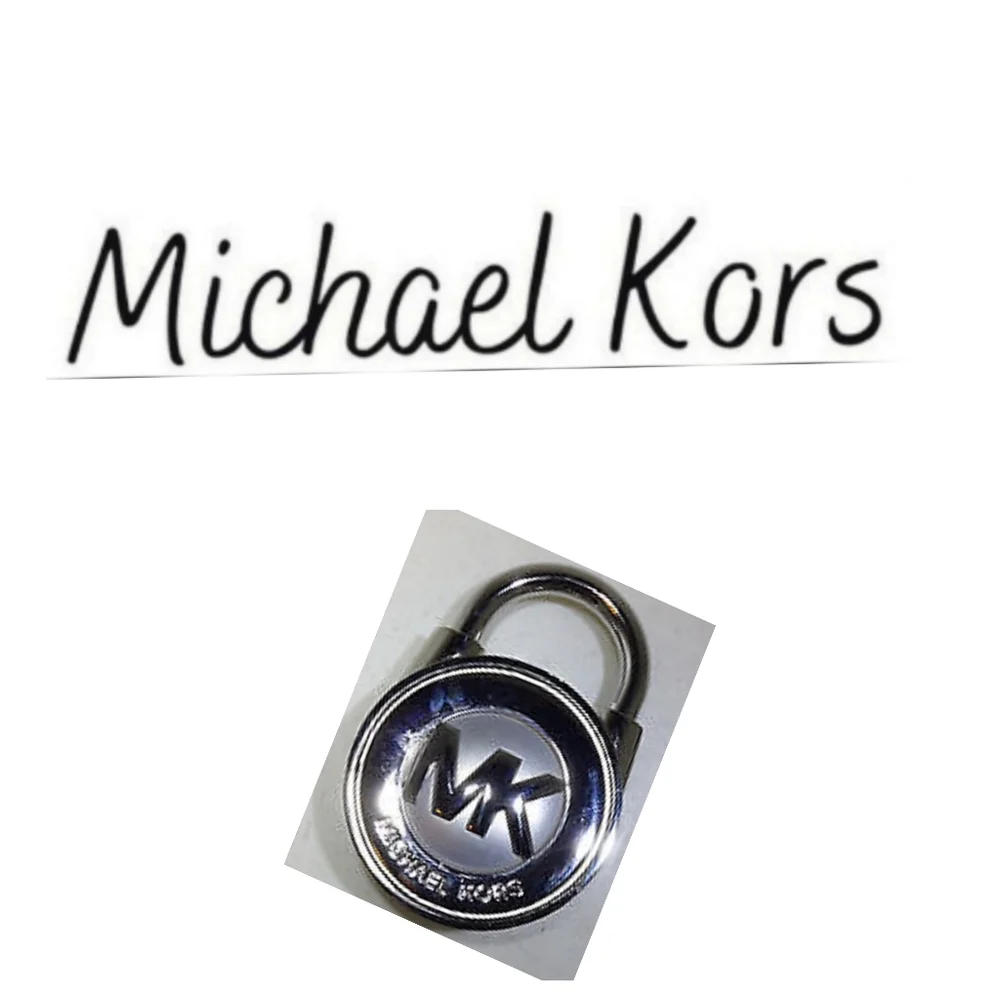 Michael Kors Black and Silver Key Holder And A Clothe Cleaner